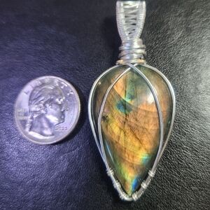 Rainbow Labradorite Pendant